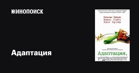 Адаптация произведения в кино