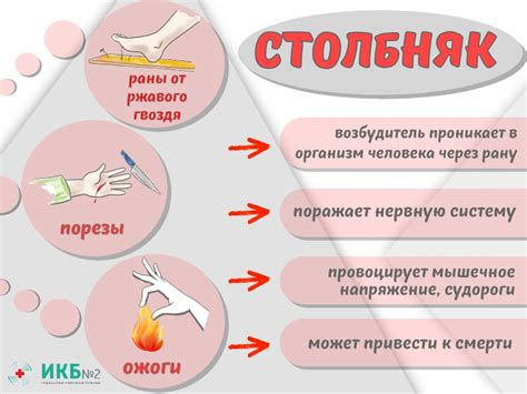 Важность прививки от столбняка