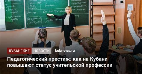 Важные аспекты учительской профессии