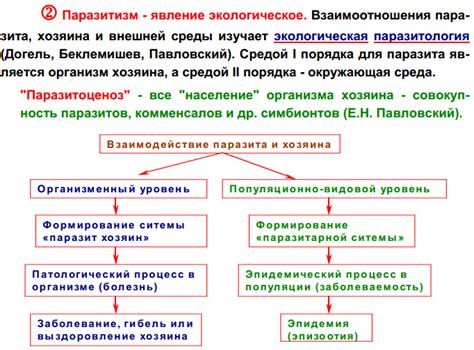 Взаимодействие паразита и хозяина