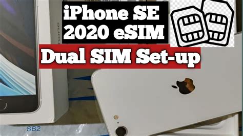 Возможности использования eSIM в iPhone SE 2020