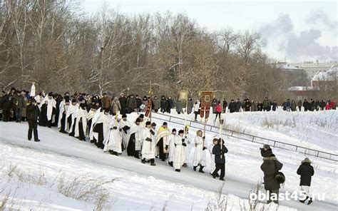 Время начала крестного хода