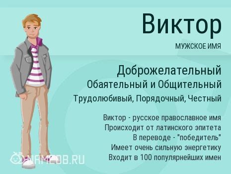 История и значение имени Виктор