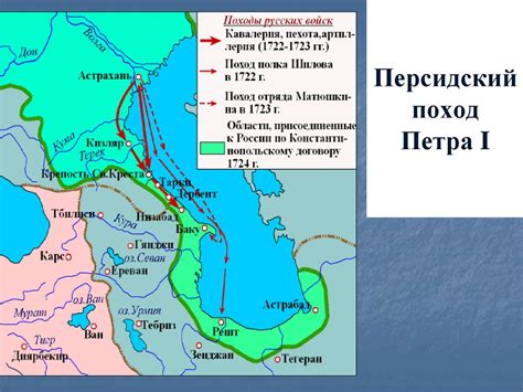 История персидского похода Петра 1