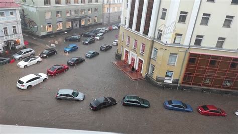 Июль - время ливней в Нижнем Новгороде