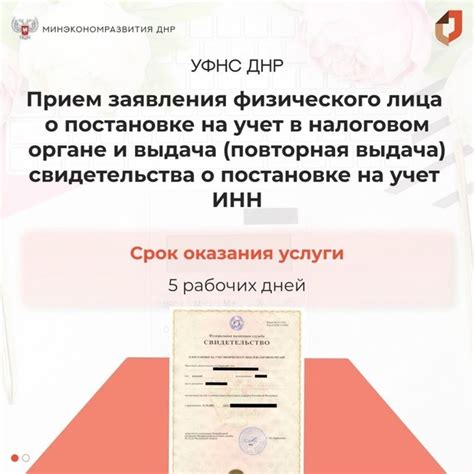 Какие документы потребуются для оформления ИНН?