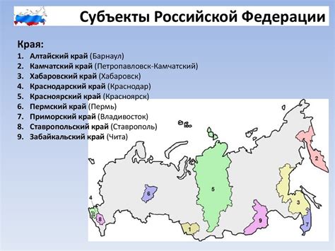 Какие субъекты Российской Федерации подпадают под действие 25-го федерального закона?