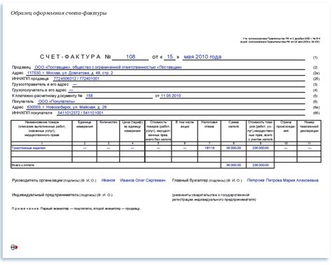 Какие штрафы могут быть за неправильное оформление счета фактуры за выполненные работы?