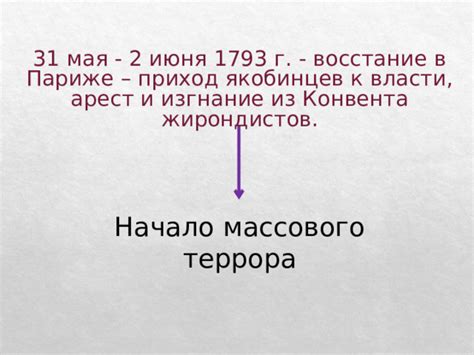 Каким образом было осуществлено изгнание жирондистов?