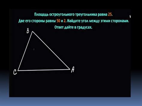 Каковы основные понятия площади треугольника