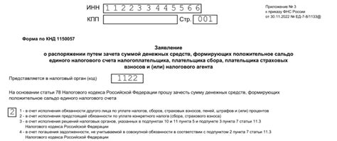 Как определить время подачи заявления о распоряжении путем зачета по налогам