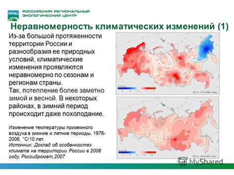 Климатические изменения весной