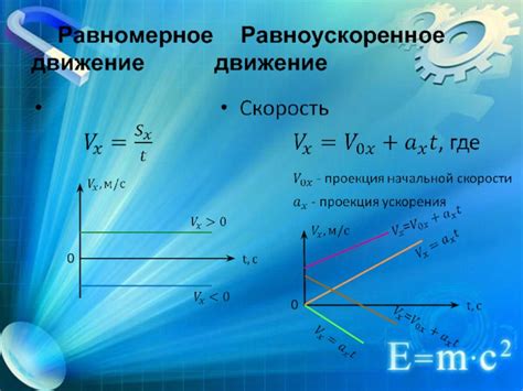 Когда движение равноускоренное, а когда равномерное?