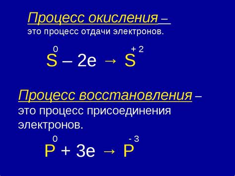 Когда происходит процесс окисления?