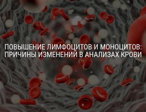 Лечение сниженного количества лимфоцитов и повышенного количества моноцитов