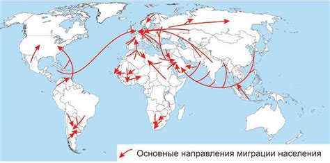 Маршруты и направления миграции