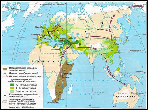 Миграционные потоки и расселение первых людей в Азии