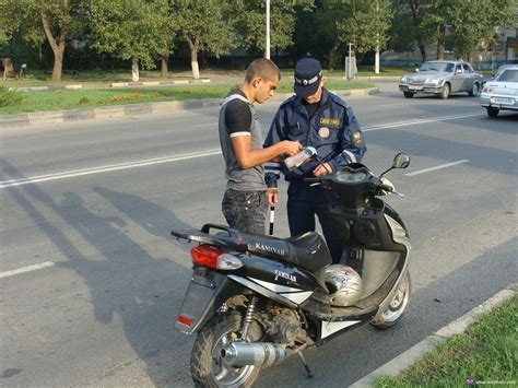 Наказания за езду без регистрации мотоцикла