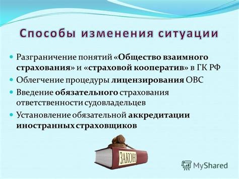 Облегчение процедуры страхования