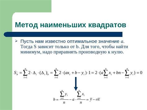 Определение метода наименьших квадратов