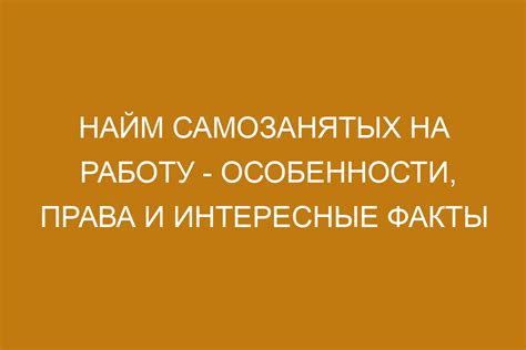 Особенности ООО и самозанятых