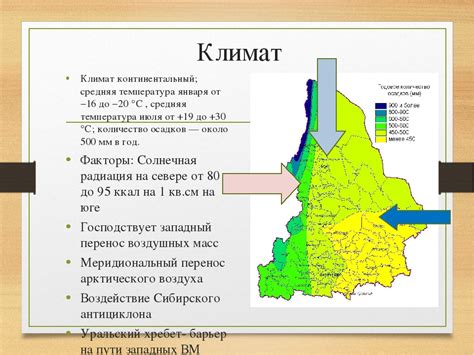 Особенности климата Урала