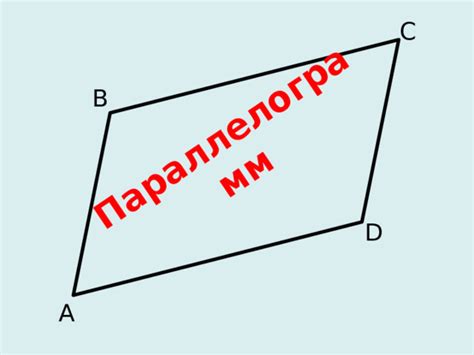 Параллелограмм и его связь с другими геометрическими фигурами