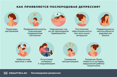 Первые признаки послеродовой депрессии