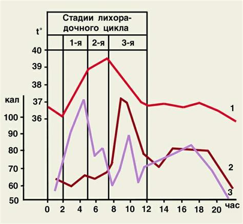 Периодическое изменение температуры тела