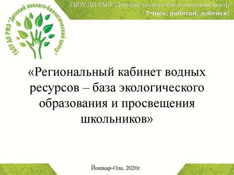 Польза экологического образования и просвещения