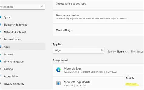 Почему нельзя удалить Microsoft Edge?