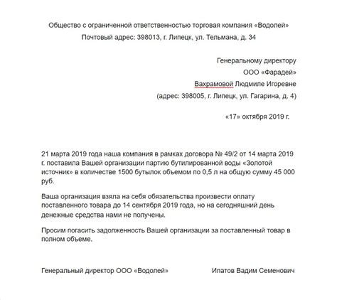 Приветствие руководителем