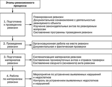 Процесс проведения ревизии