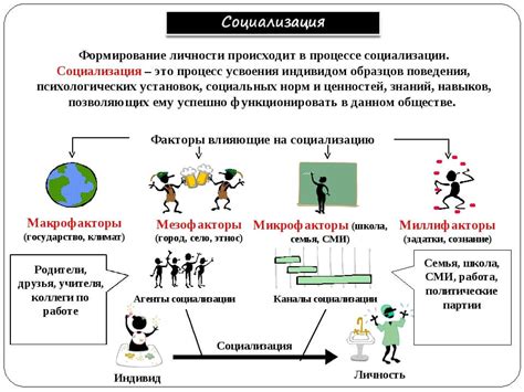 Развитие социализации