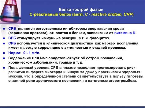 Рекомендации по сдаче анализа на реактивный белок после болезни