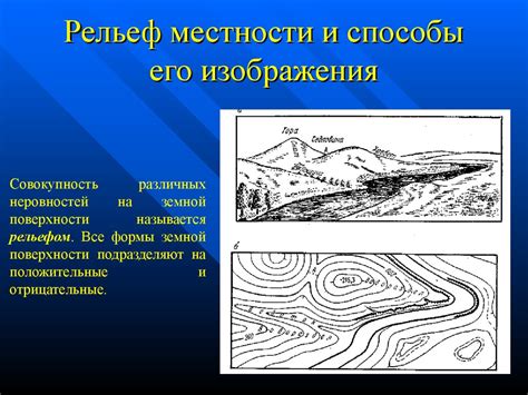 Рельеф местности и преграды на пути обзора