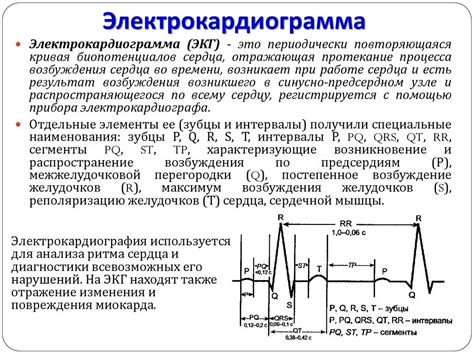 Роль ЭКГ в диагностике заболеваний