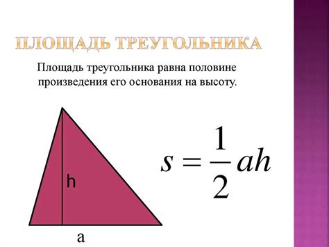 Советы по успешному изучению площади треугольника