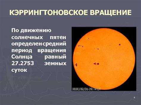 Телескопическое наблюдение Солнца и открытие солнечных пятен