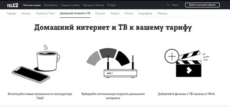 Условия подключения домашнего интернета от Теле2