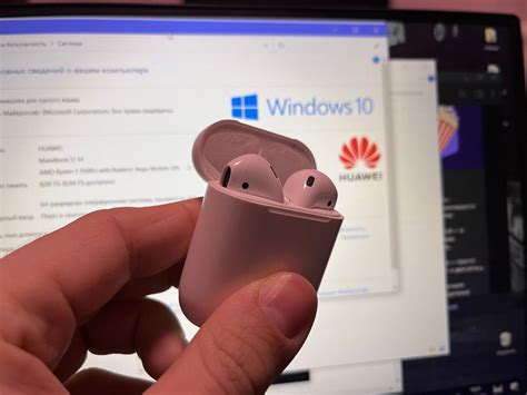 Шаг 3. Соединение airpods с ноутбуком HP