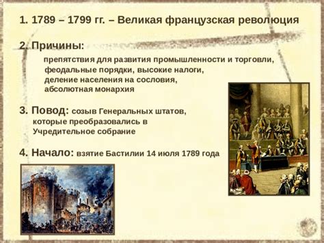 1799 год и взятие революцией нового формата