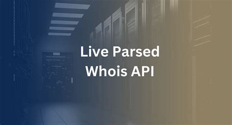 WHOIS API